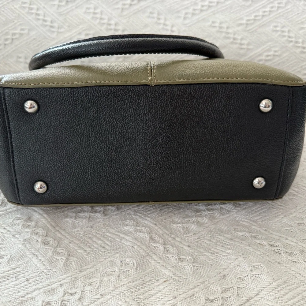 Tignanello Olive and Black Women's Tote Bag - Picture 5 of 9